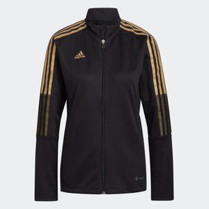 Adidas Originals Tiro Soccer Track Jacket HI1122 Black / Gold Women's
